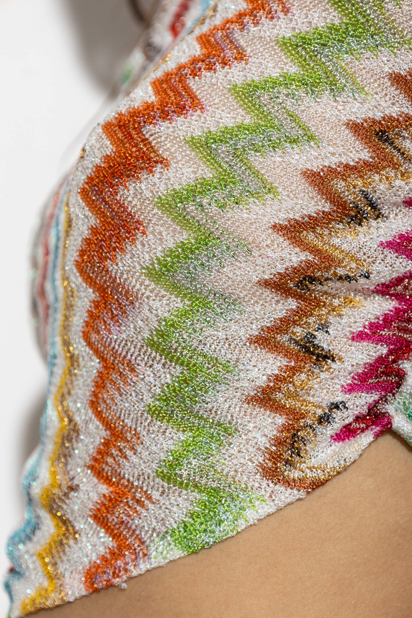 09T969☆ MISSONI イタリア製 薄手 シールー ブラウス 春夏 M Missoni Patterned top with lurex thread | Women's | Vitkac